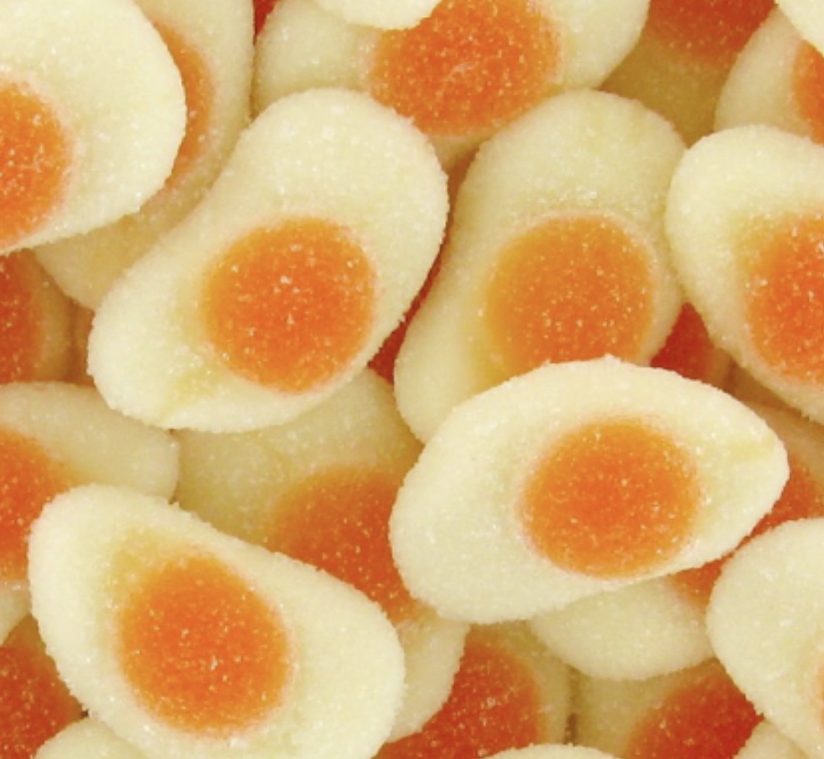Oeufs sucrés acidulés 100g € 1,60