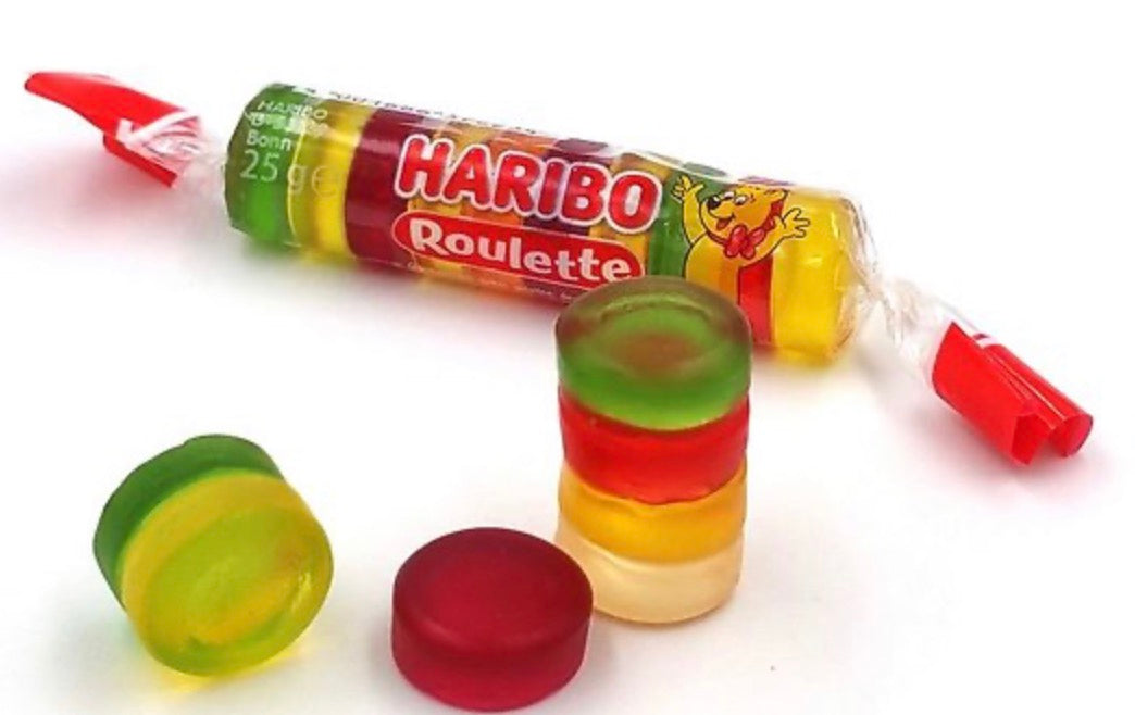 Haribo roulette mix 1u  € 0,90