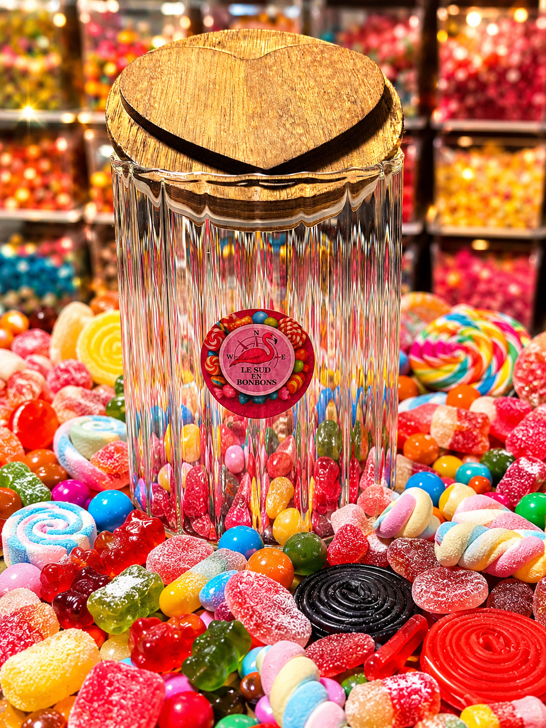 Bonbonnière Mix personnalisé 1u 600g € 14,98