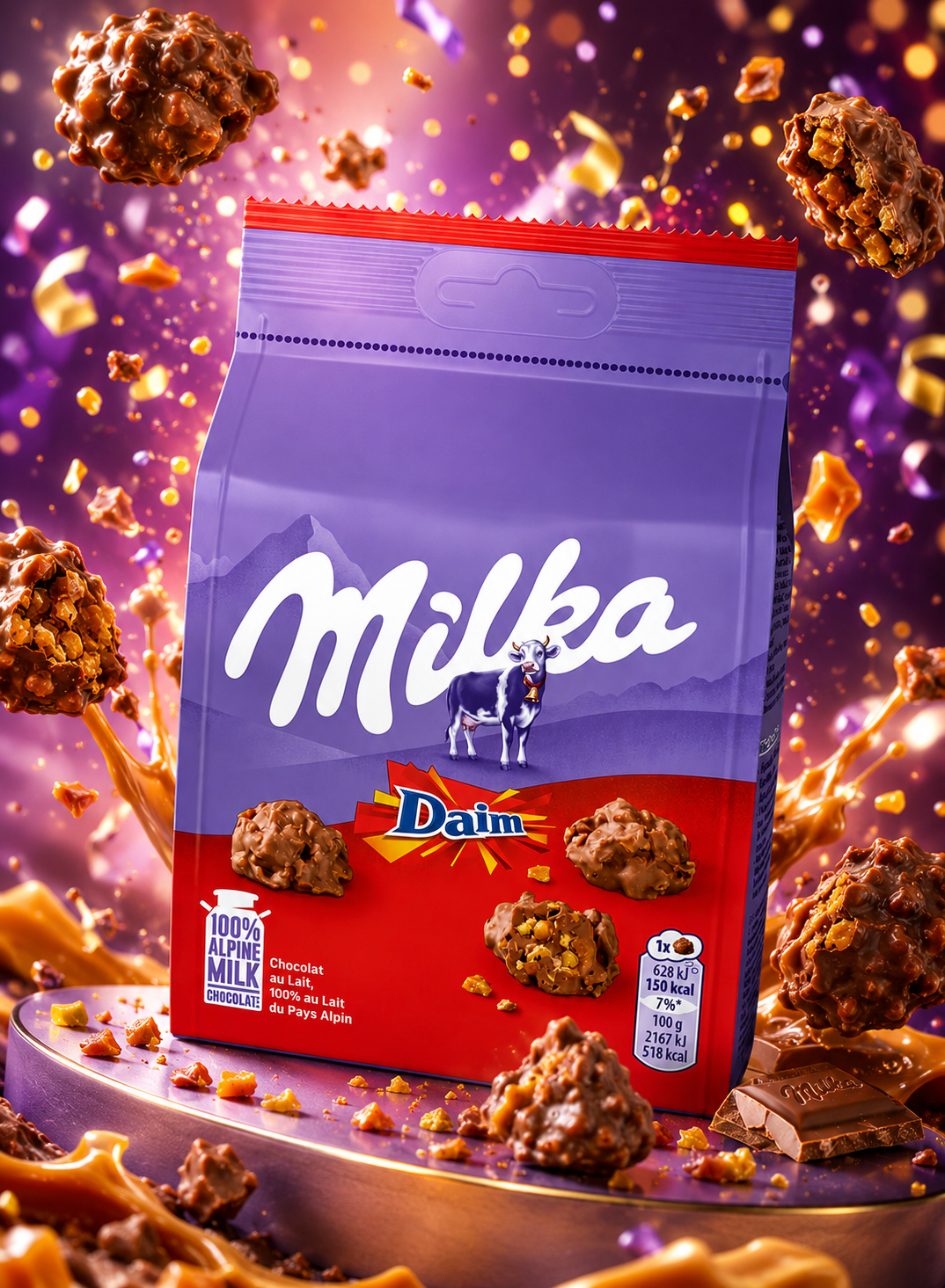 Rochers de Daims chocolat 100g € 2,99