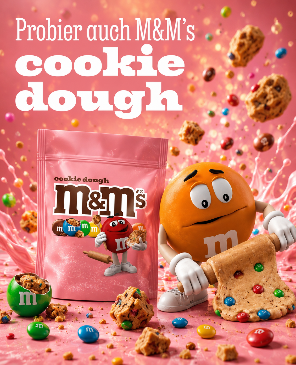 M&M’s cookie dough chocolat 100g € 2,99