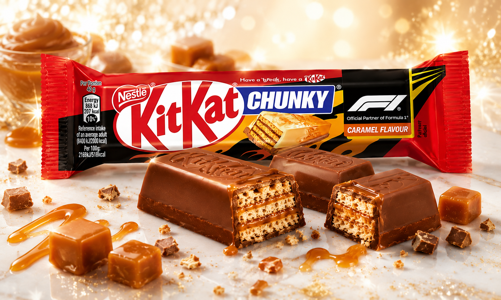 KitKat barre CHUNKY Caramel 1u € 2,10