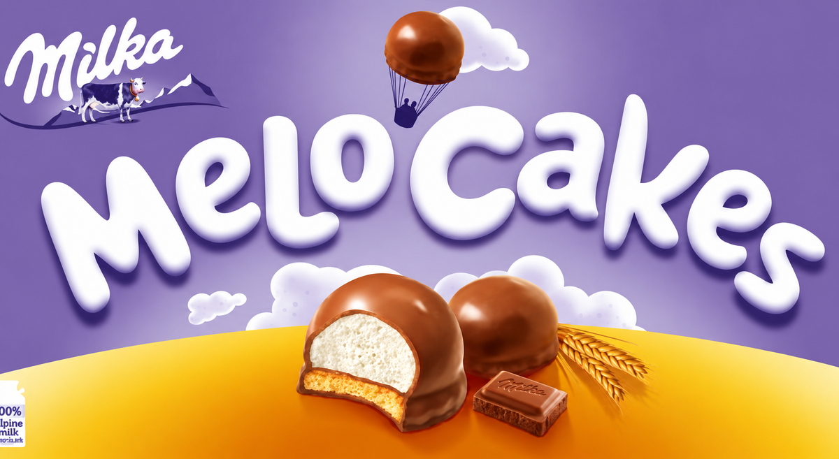 MeLo CaKes Chocolats Milka 6u € 2,99