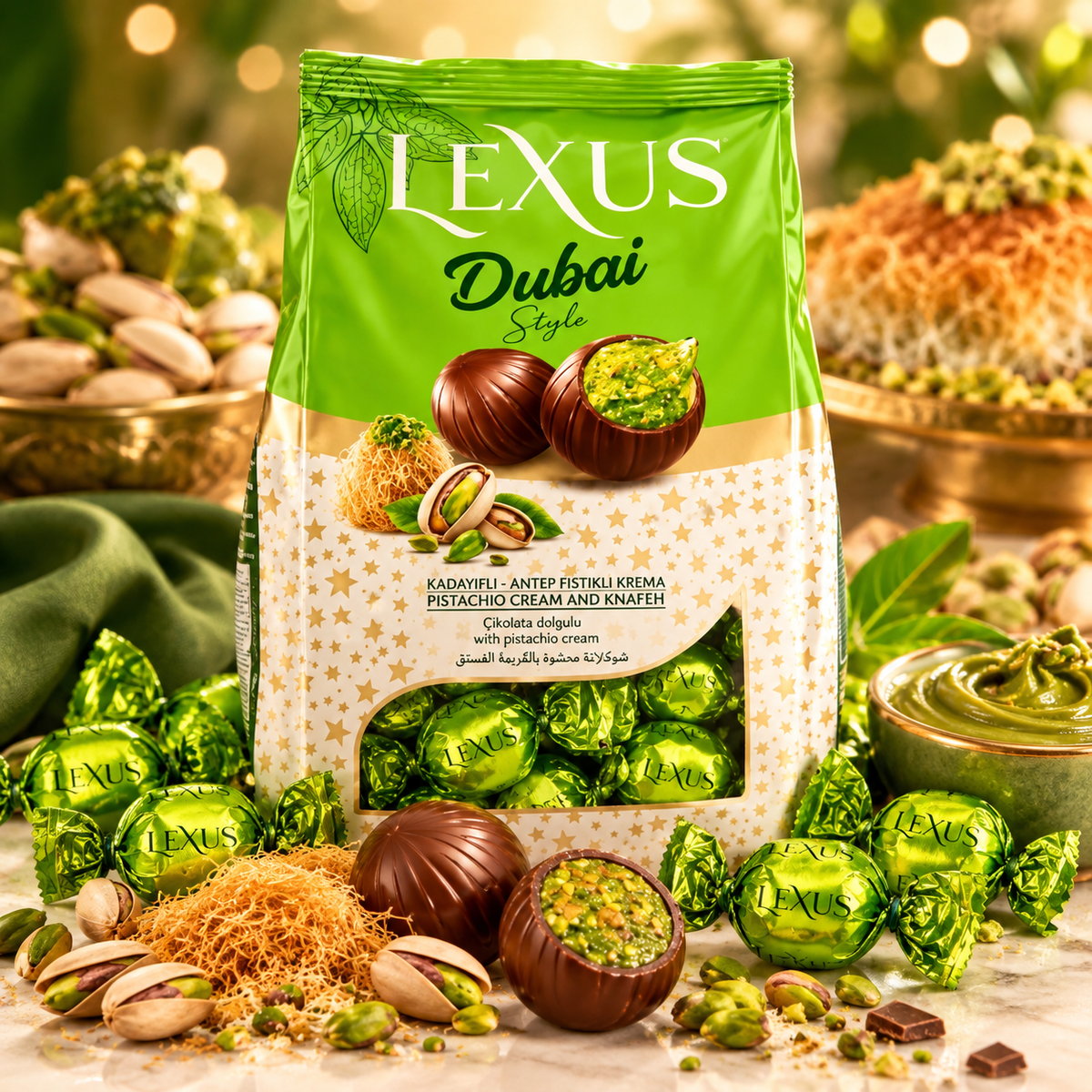 Boules Choco Dubai 8u € 2,99