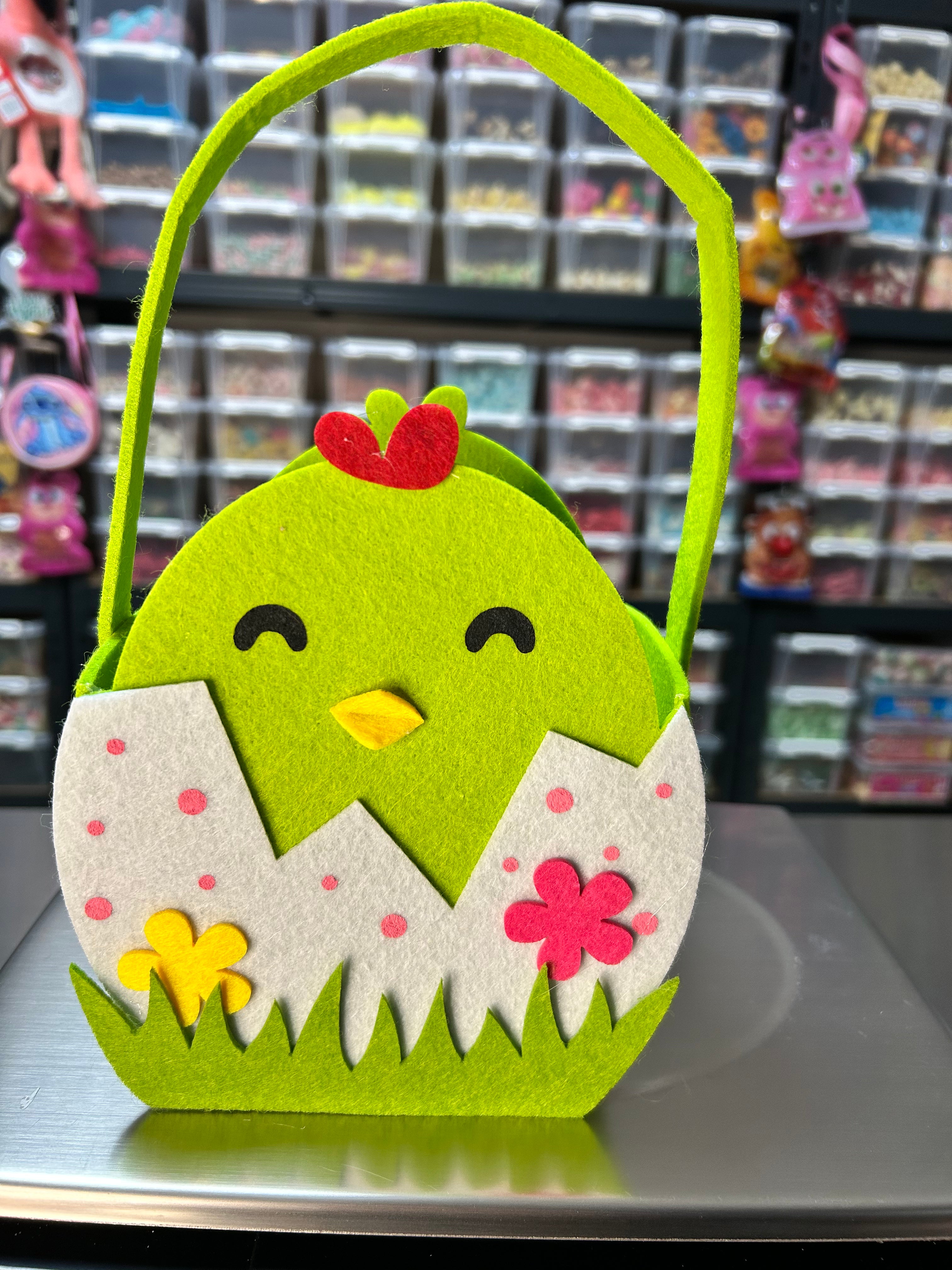 Panier en feutrine pour Pâques 1U € 6,50