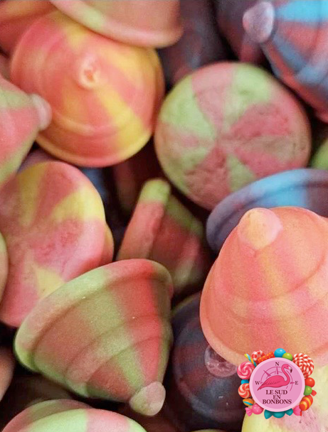Toupies Lisses 100g  € 1,60