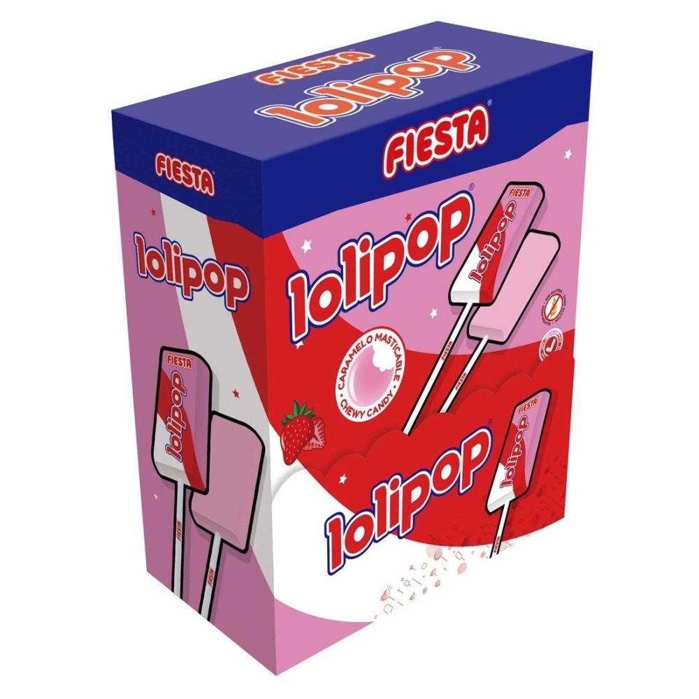 Sucette Lolipop Fraise 1u   € 0,50