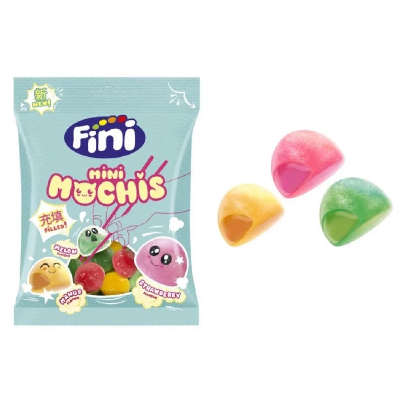 Mini Mochis (Melon/ Mangue/ Fraise) 100g  € 0,85